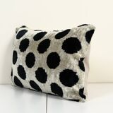 Coussin Ikat velours