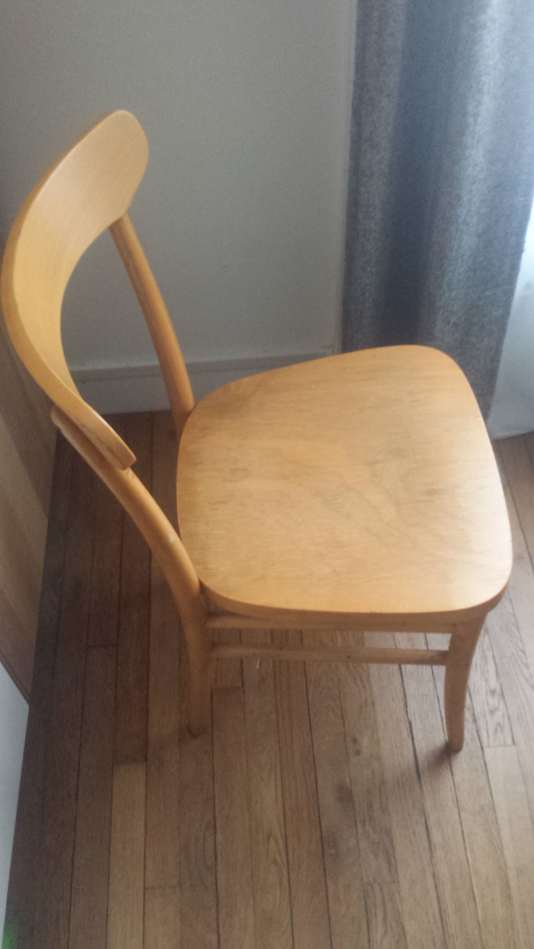 Chaise vintage en bois Calligaris