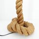 Rope lamp, work in the style of Audoux & Minet, circa 1970-1980