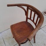 Armchair bistro chair emile cambier old 1900