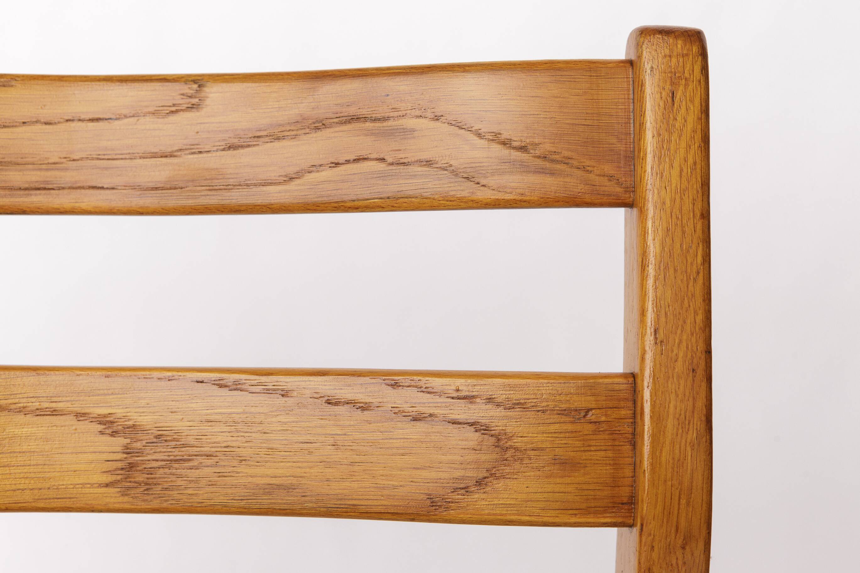 Vintage Oak Stacking Chair by Carl-Ewert Ekström – 1960s Scandinavian Desig