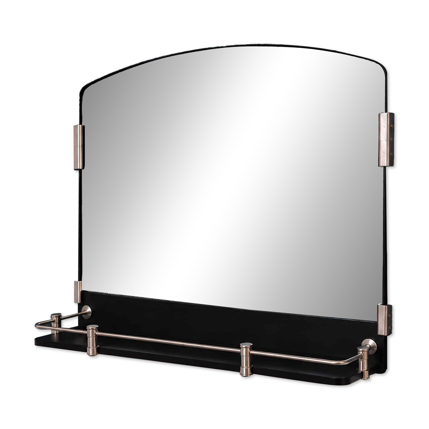 Miroir rétro de salle de bain, années 1930-40