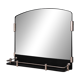 Miroir rétro de salle de bain, années 1930-40