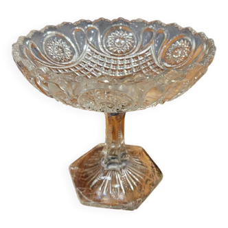 Glass footed cup