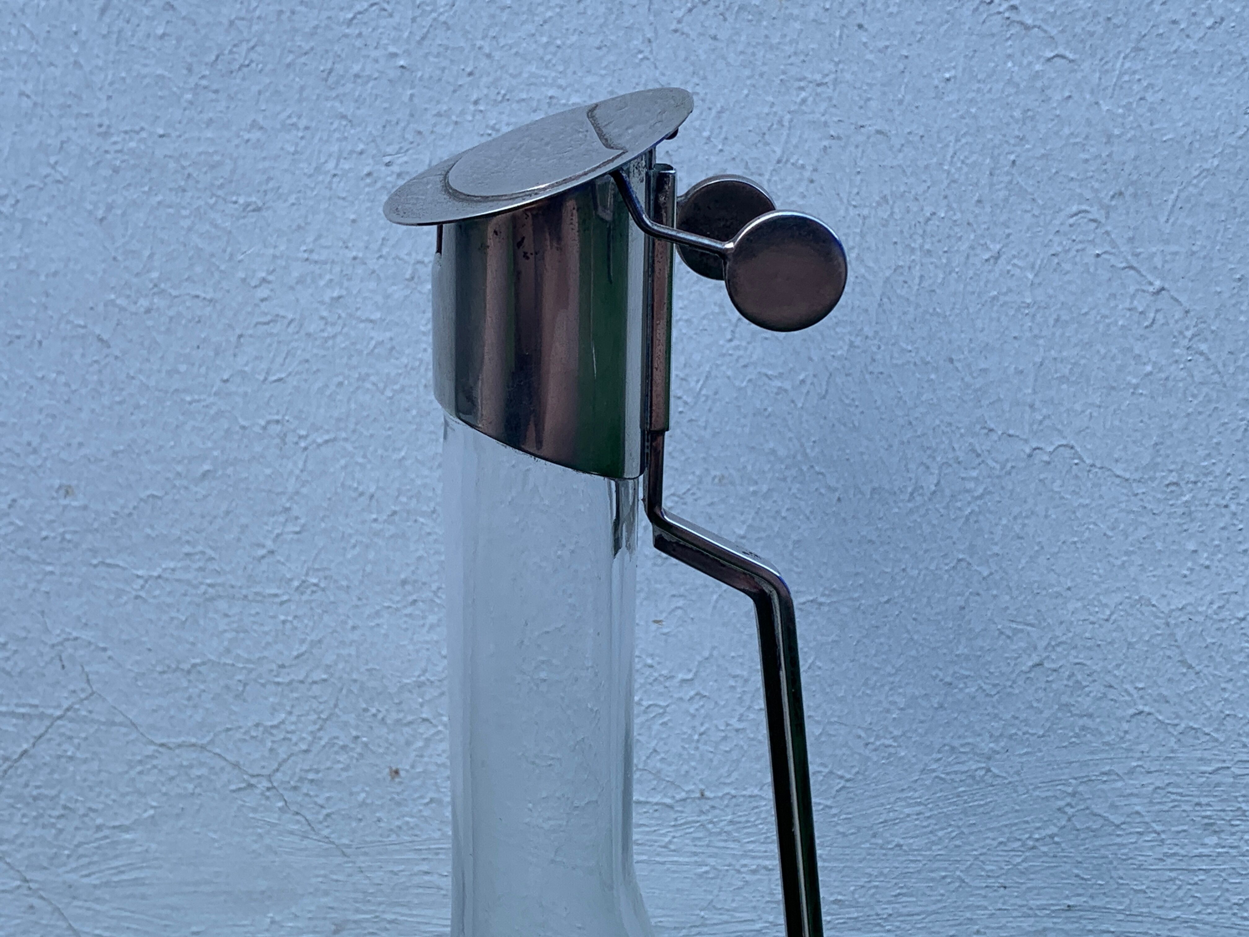 Oil and vinegar, stainless steel, Italian industrial design Achille Castiglioni, Alessi, 1984
