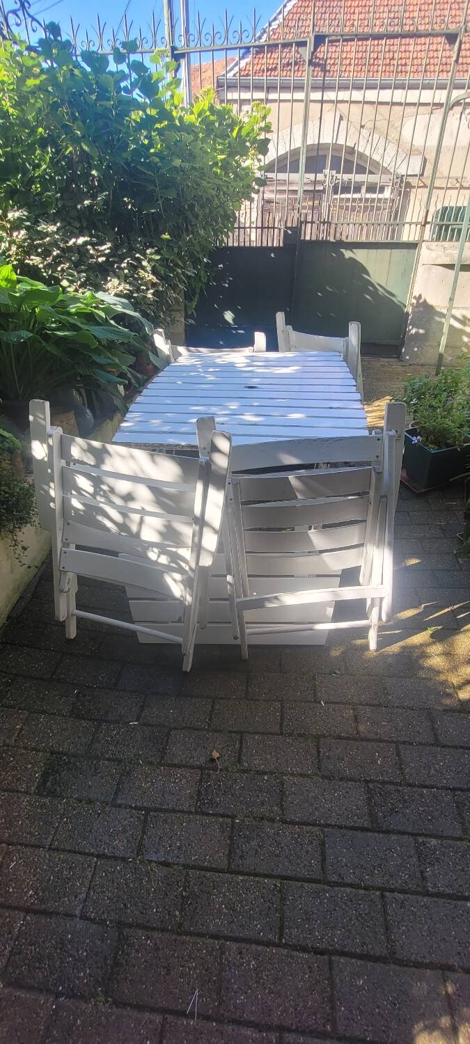 70s wooden garden furniture