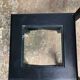 Set de 3 tables gigognes en verre et bois noir