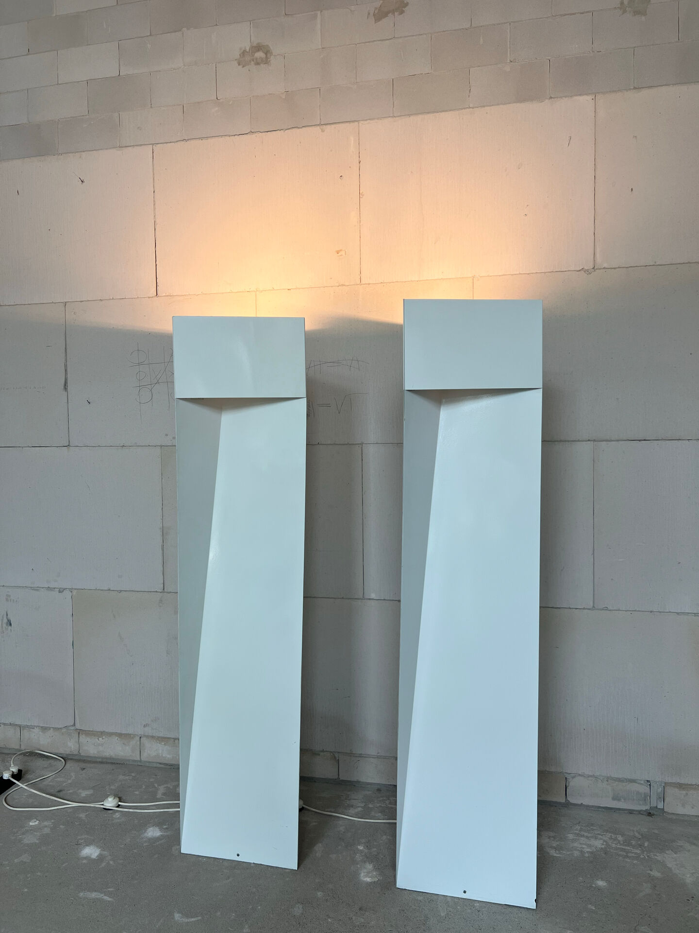 Mart van Schijndel for Martech “Slack I” Floor Lamps, 1979