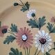 4 antique plates in hand-painted faience