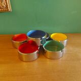 Set of 6 vintage isamu kenmochi ashtrays, edited for shell