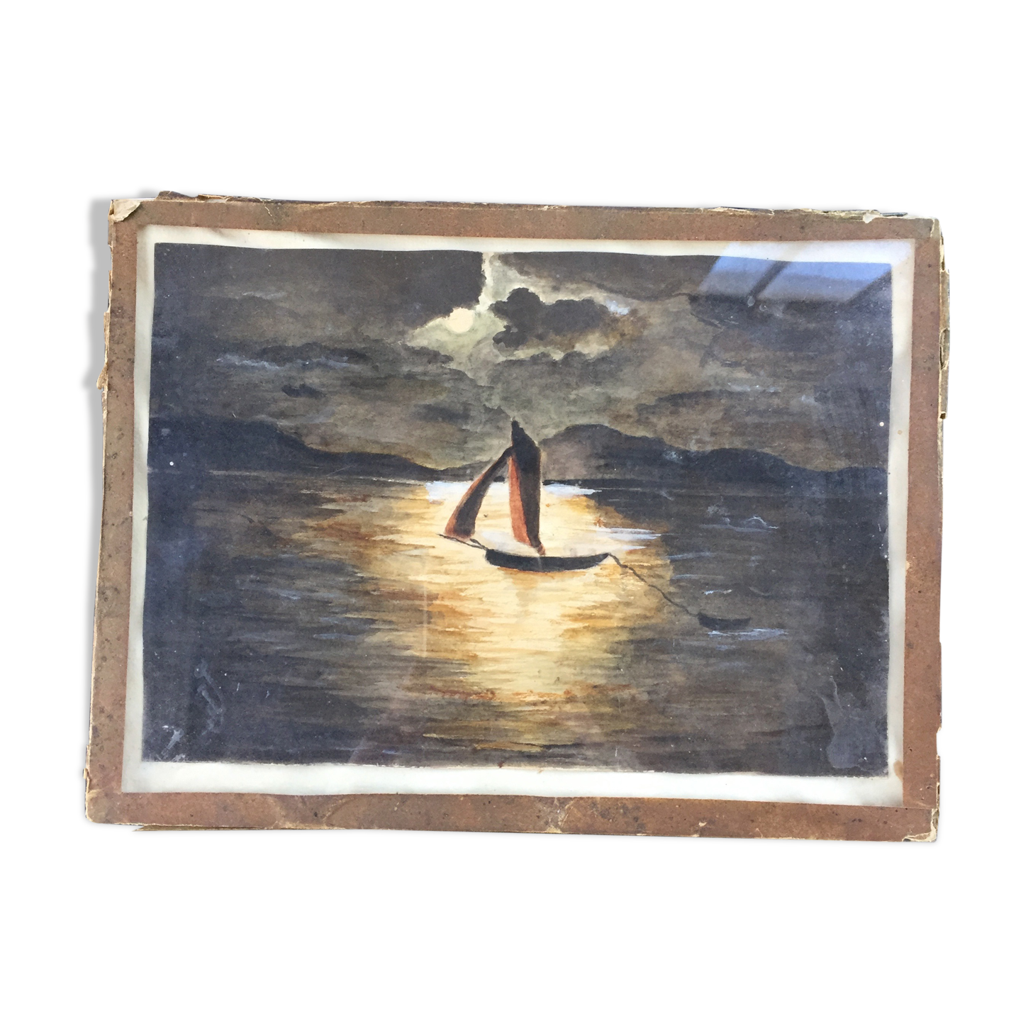 Watercolor framed painting