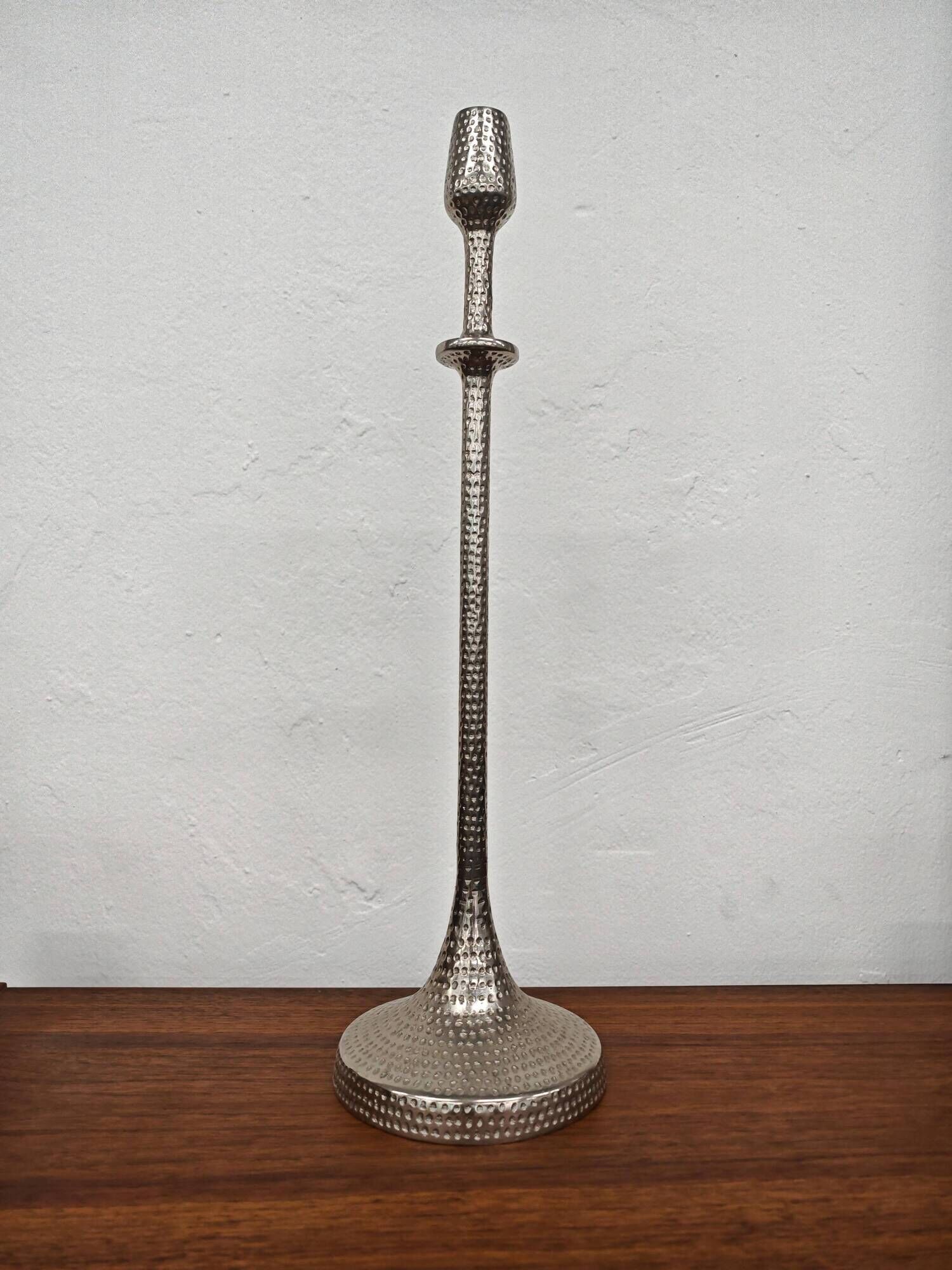 Brutalist Aluminium Candle Holder designed by Günther Lambert 1970s