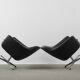 Fauteuils pivotants noirs, 1970