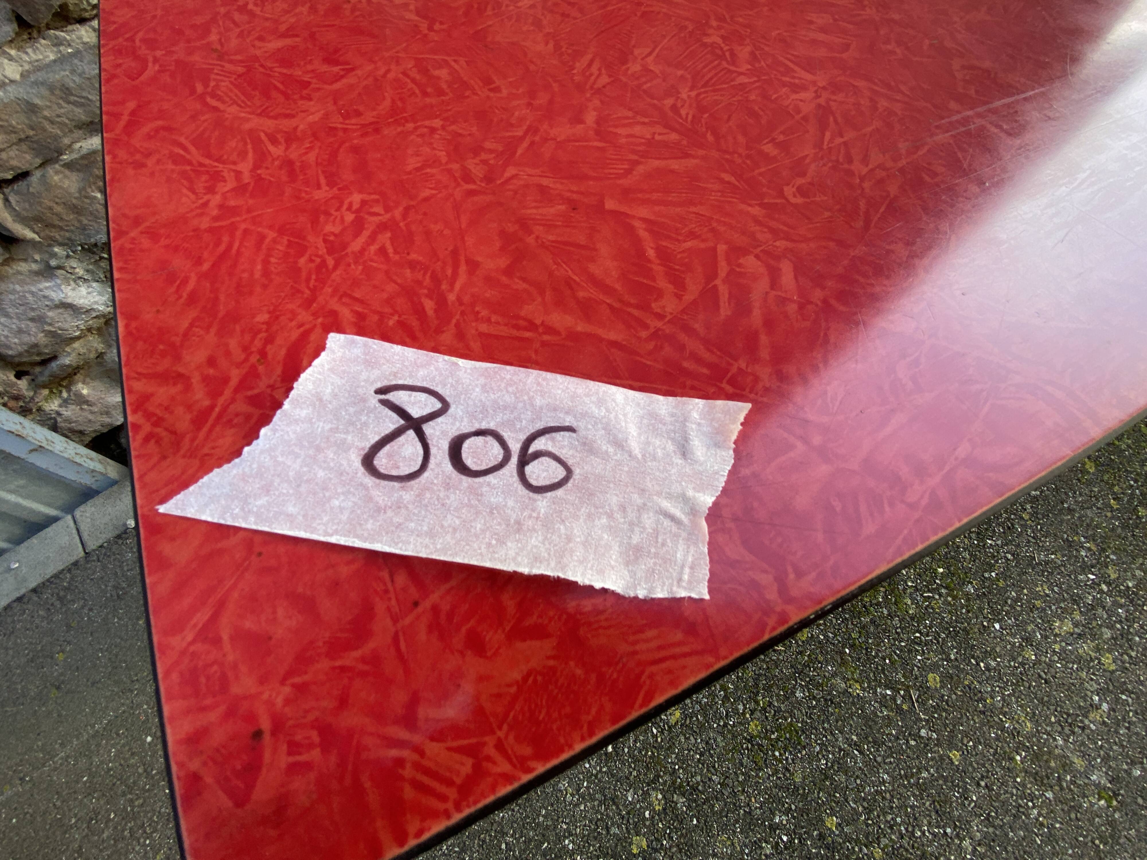 Art deco bistro coffee table covered in formica 1950