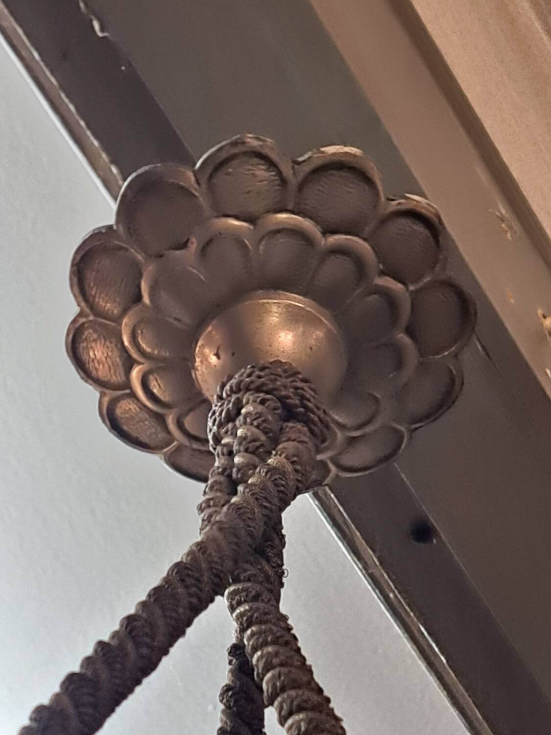 Molded glass basin pendant light