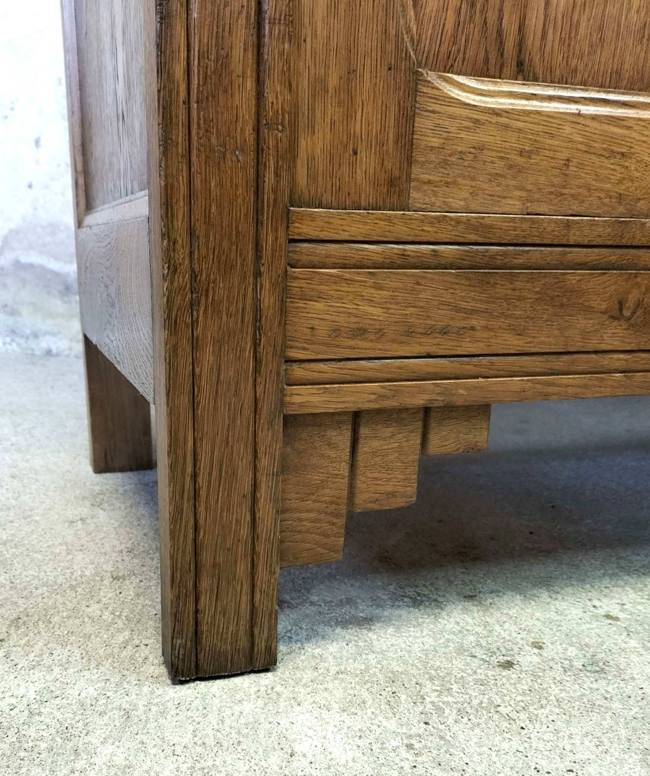 Large art deco glass cabinet.