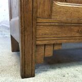 Large art deco glass cabinet.