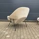 Knoll Womb chair + ottoman Eero Saarinen Beige Sand color, perfect condition!