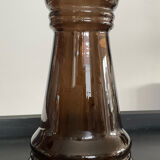 Vintage vase made of smoked glass paste