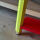 wooden wall shelf multicolor pencils Pierre Sala