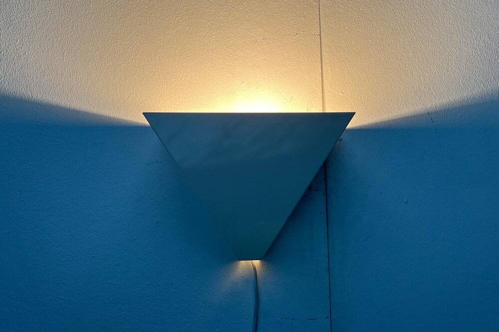 Postmodern minimalist wall lamps Type V607 from Ikea, 1980s, set of 4.