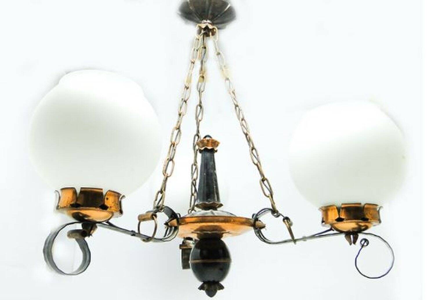Chandelier du milieu du siècle, Pologne, années 1970