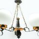 Chandelier du milieu du siècle, Pologne, années 1970