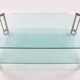 Table basse en verre Design by Peter Ghyczy Modèle T24,1970