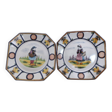 2 Henriot Quimper plates