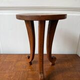 Vintage wooden side table / stool