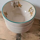 Digoin enamelled stoneware bowls