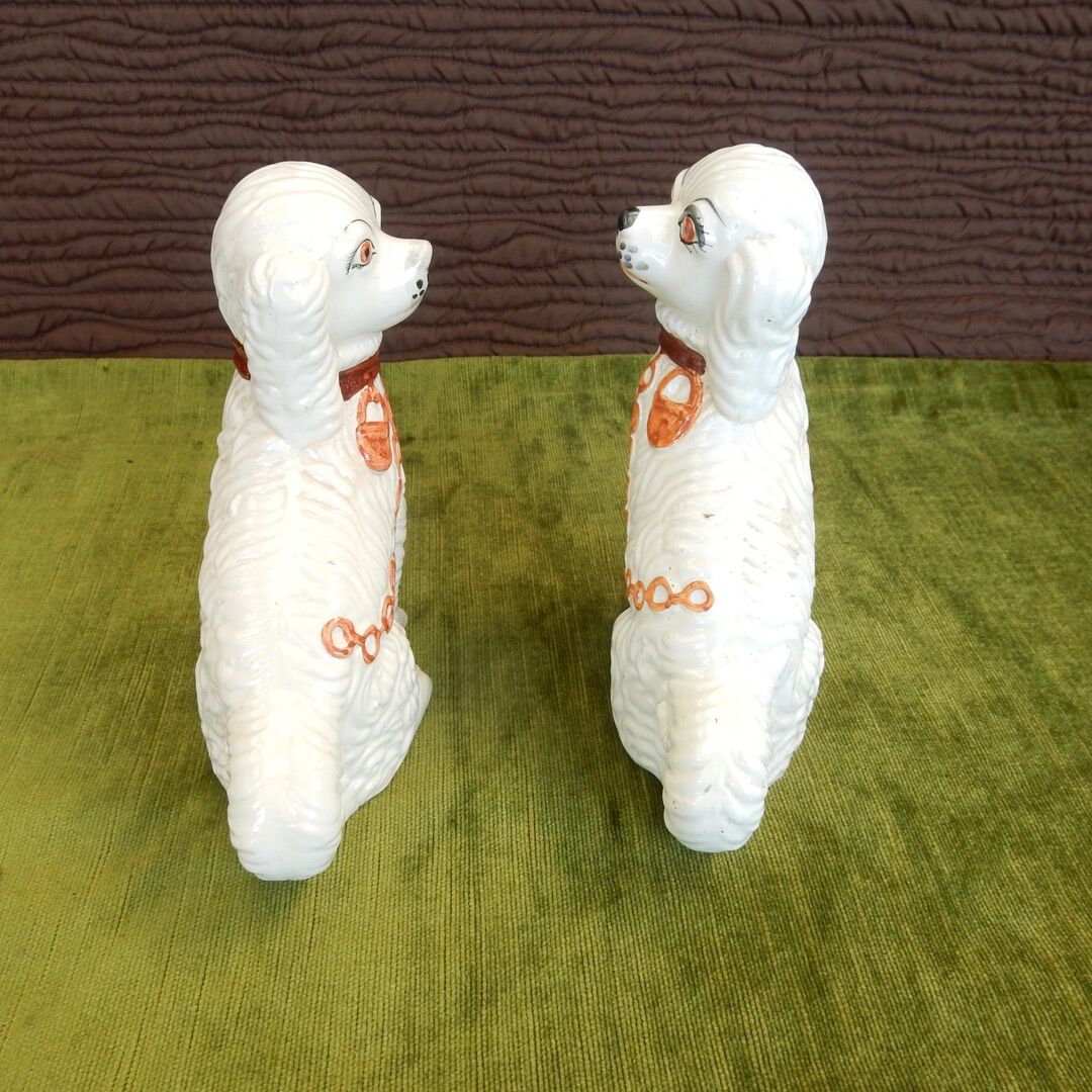 Antique Cavalier King Charles Spaniels Chimney Dogs