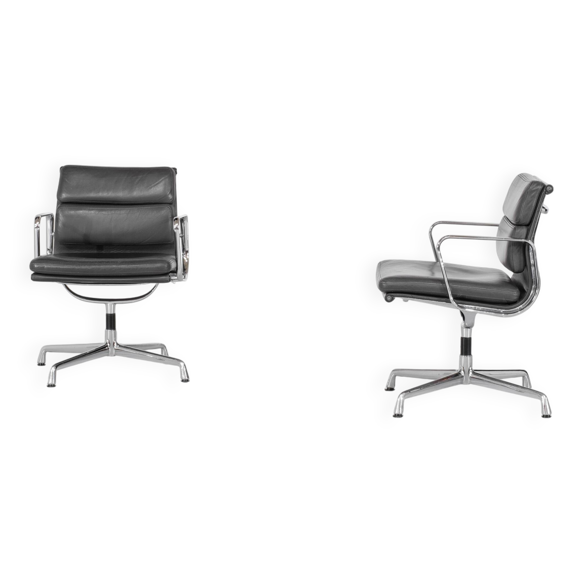 Fauteuil Soft Pad Chaise "EA 208" Charles Ray Eames, USA 1969.