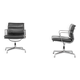 Fauteuil Soft Pad Chaise "EA 208" Charles Ray Eames, USA 1969.