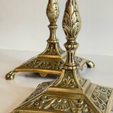 Antique Lion's Paw Candlesticks
