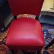 4 red chairs