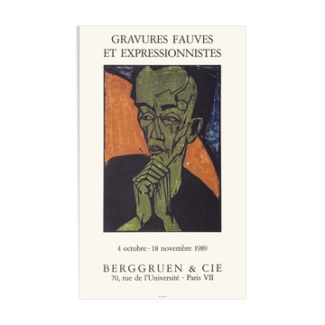 Affiche Emil Nolde 1989