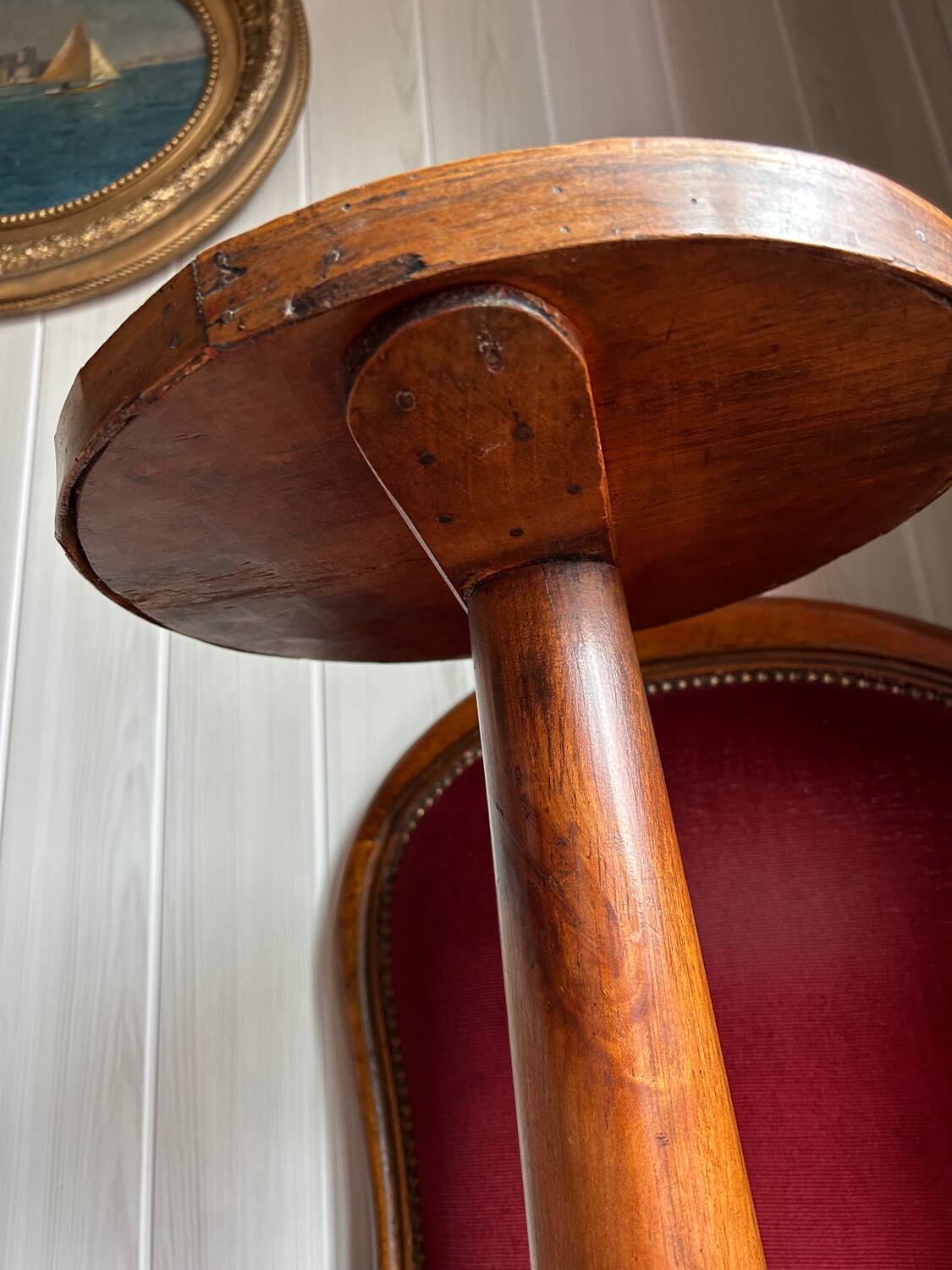 Old Empire period side table / stool