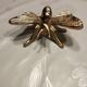 paperweight - decoration to place - bee insect in gold metal