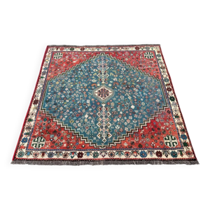 Tapis persan carré fait - main