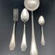 Art Deco silver metal cutlery set