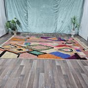 Unique Moroccan rug made of natural wool, 2.5x1.5 m.