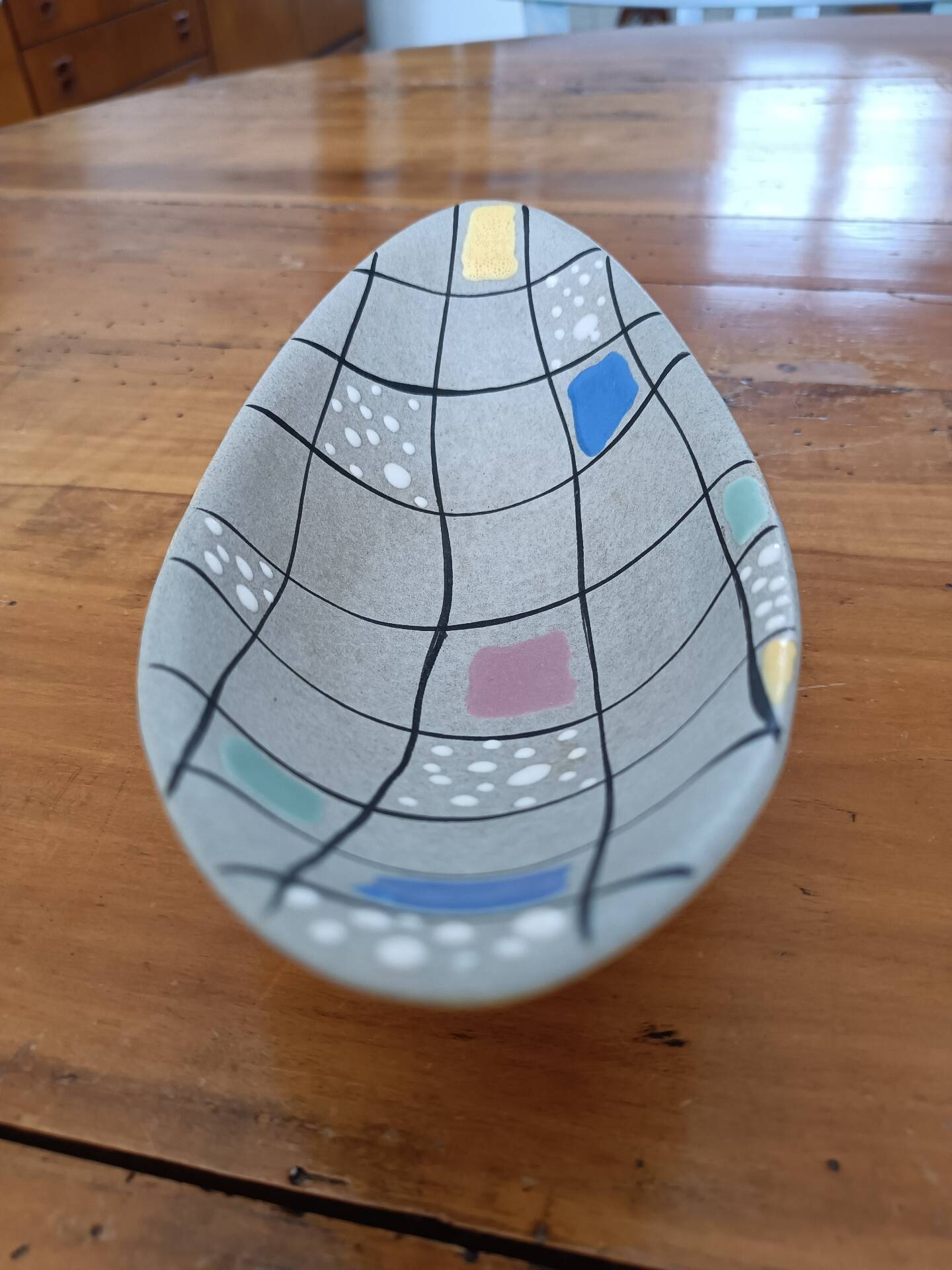 Mid-Century Modern ceramic bowl