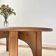 Renovated solid wood designer coffee table
