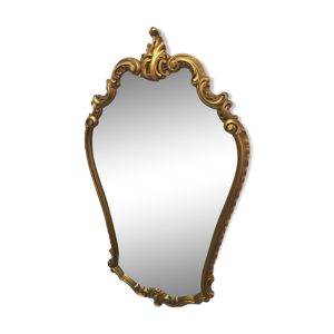 miroir en bois doré