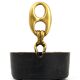 Mid-century modern brass ashtray with handle, Austria, 1950s.