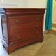 Fruit wood ogee chest of drawers - Louis Philippe style - 4 drawers - 1980s
