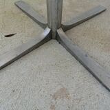 Round table formica orange 70s