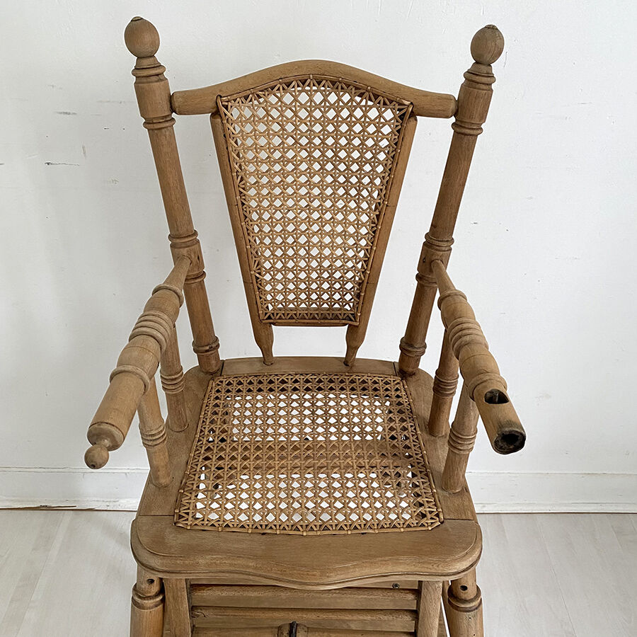 Chaise haute enfant vintage 1950
