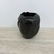 Rosenthal vase black porcelain Johan van Loon, 1980s